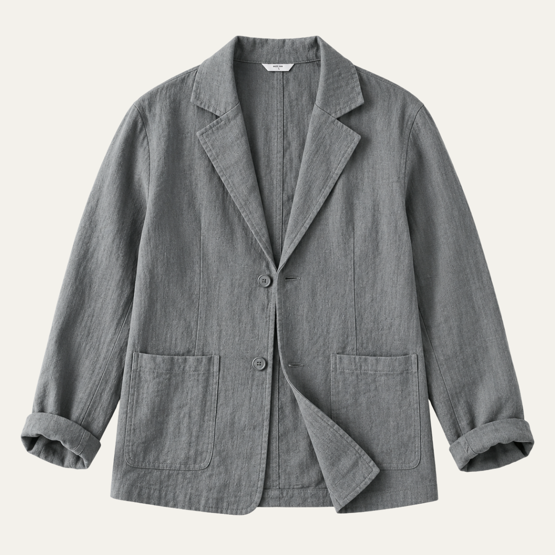 The Newport Men's Lightweight Casual Linen Blazer