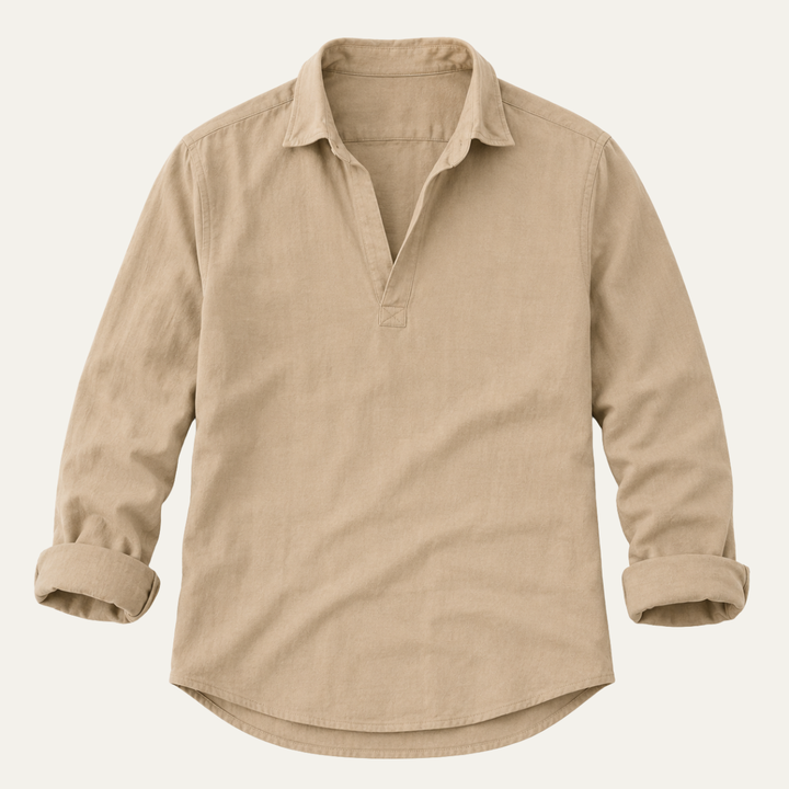 The Brescia Men's Relaxed Linen Lightweight Shirt