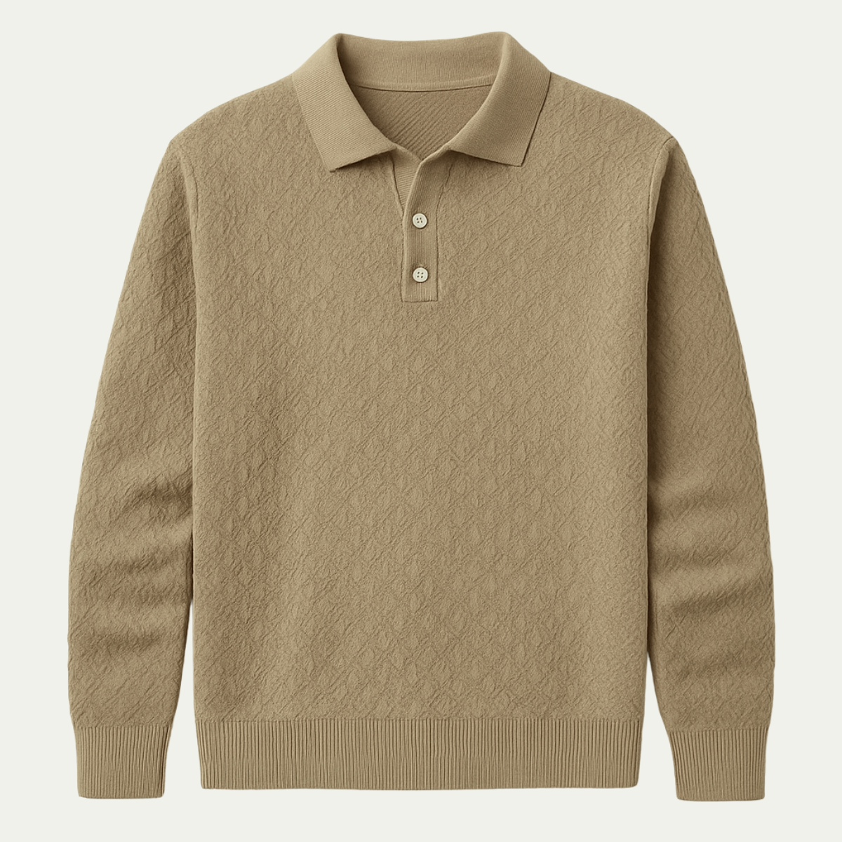 The Willowbrook Men’s Stylish Knit Polo Sweater