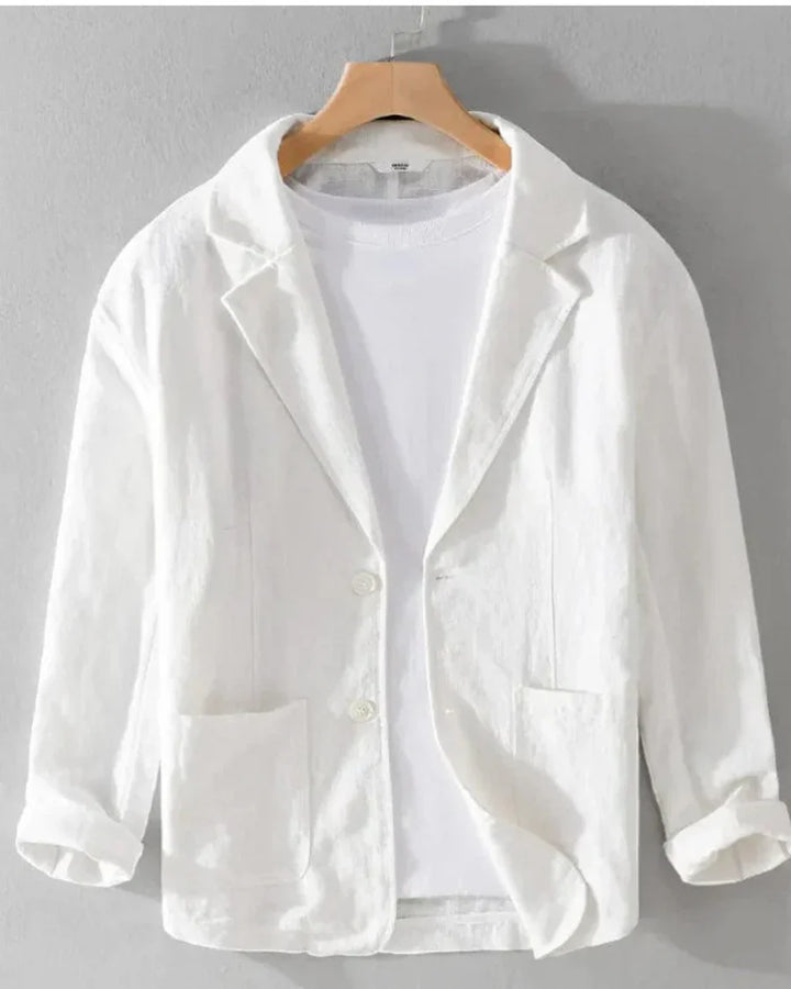 The Newport Men's Lightweight Casual Linen Blazer