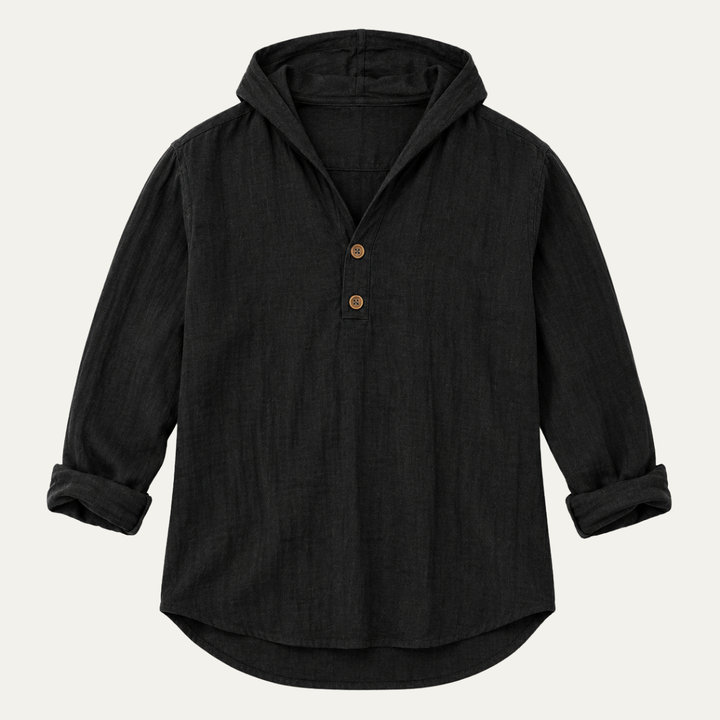 The Trieste Men's Relaxed Fit Linen V Neck Shirt