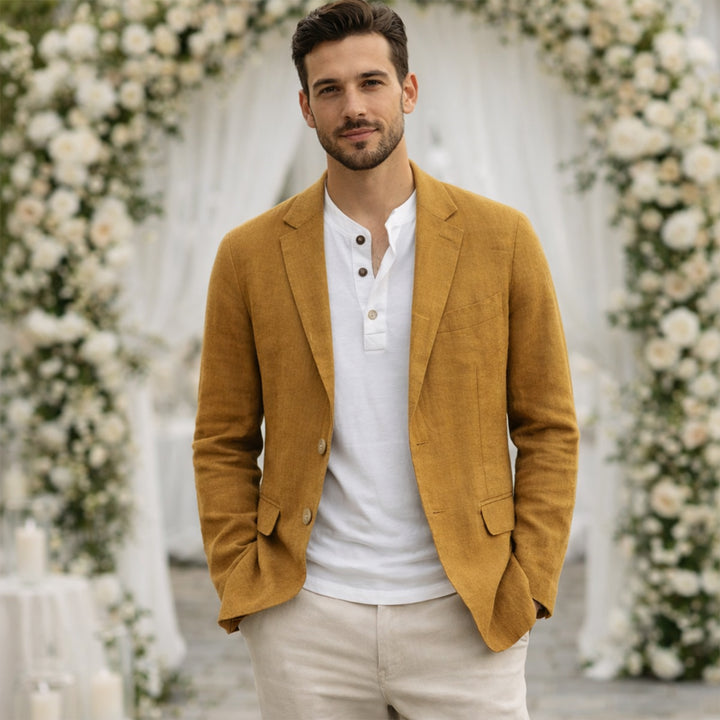 The Riviera Cotton Summer Blazer - Wedding Guest Men - Formal Occasions