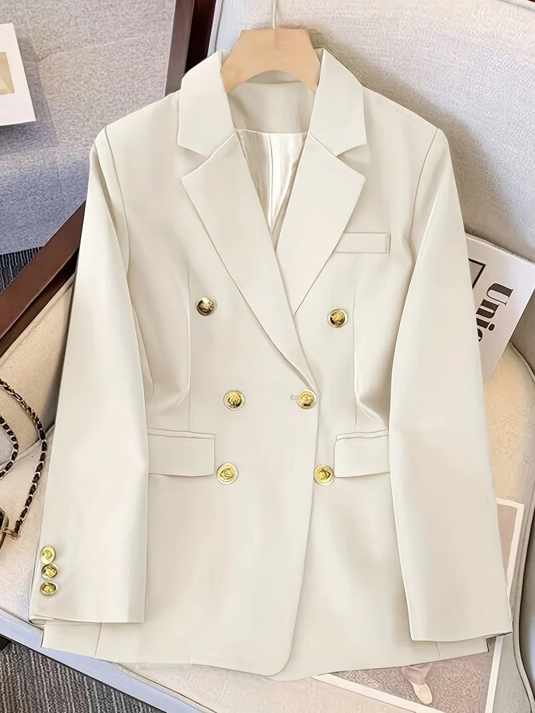 Women's Tailored Double Breasted Blazer