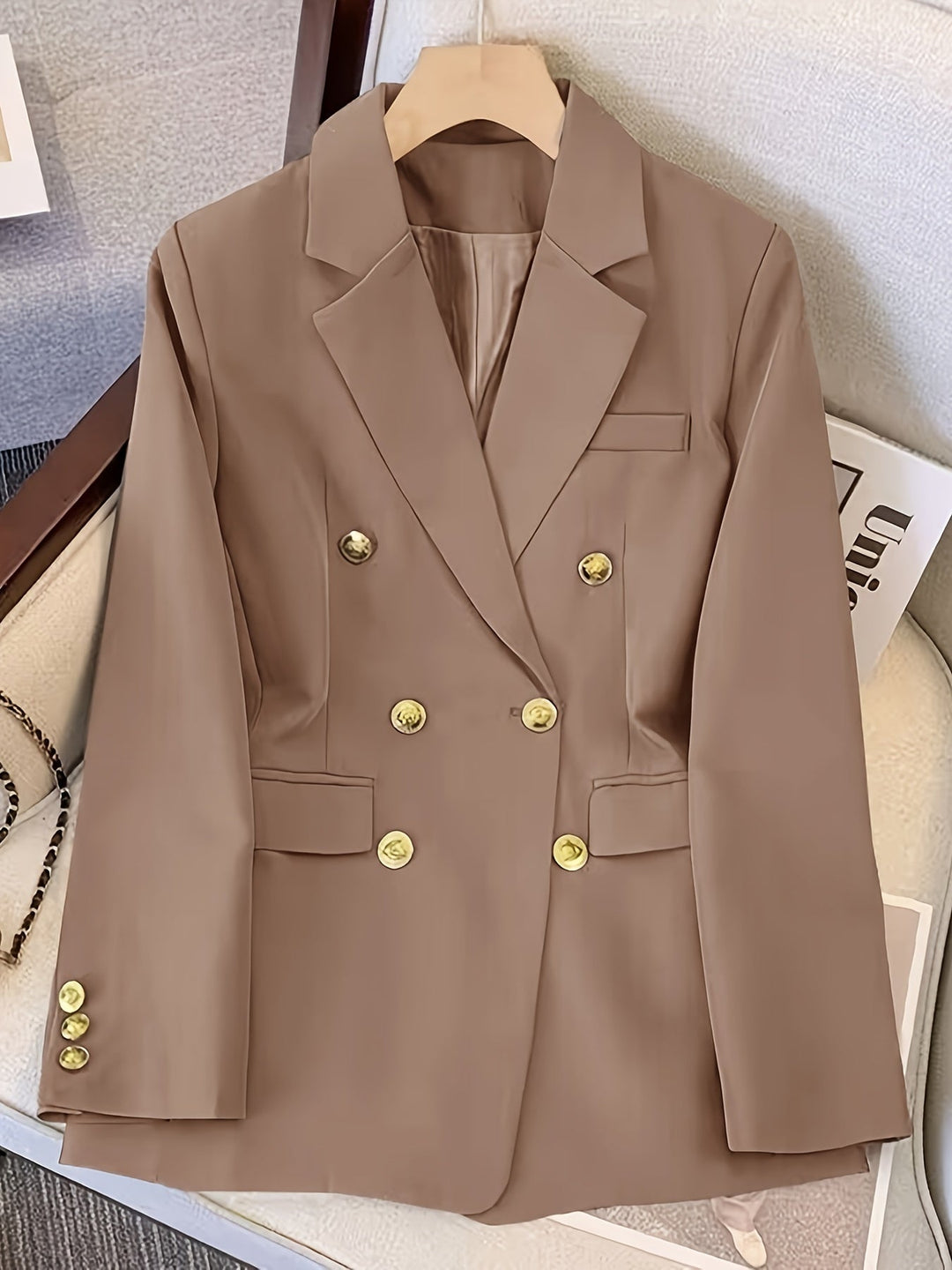 Women's Tailored Double Breasted Blazer