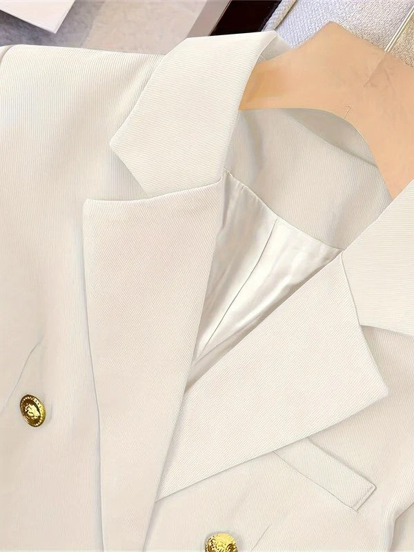 Women's Tailored Double Breasted Blazer