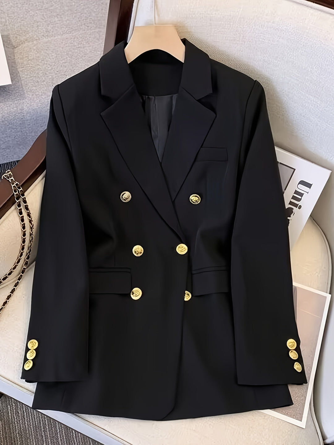 Women's Tailored Double Breasted Blazer