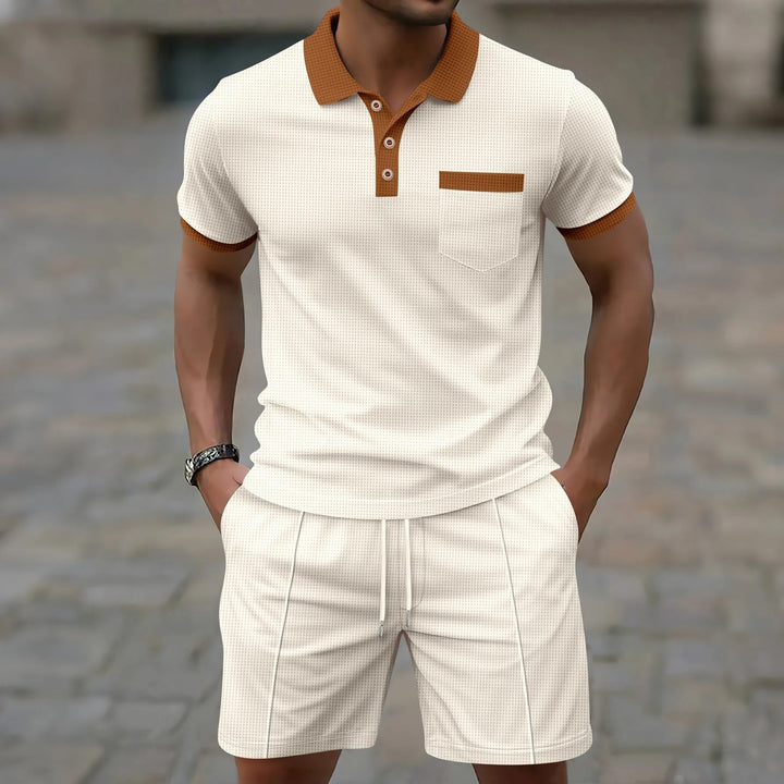 The Capri Set – Vintage Polo & Shorts Co ord for Men
