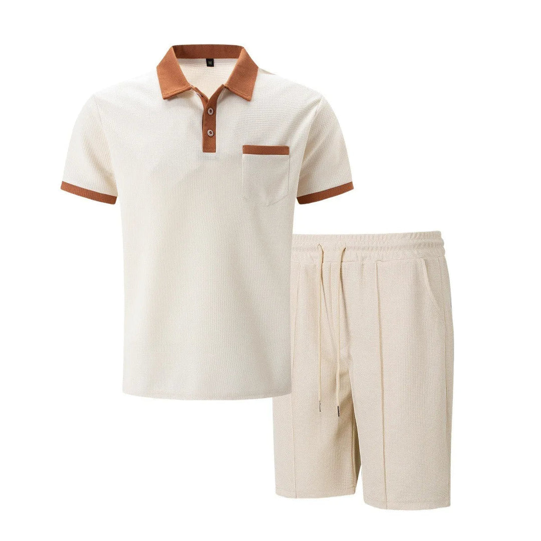 The Capri Set – Vintage Polo & Shorts Co ord for Men