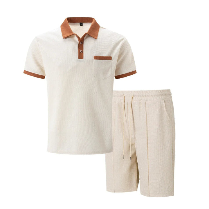 The Capri Set – Vintage Polo & Shorts Co ord for Men