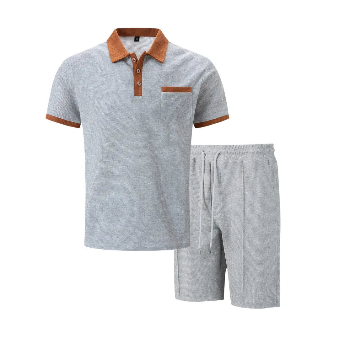 The Capri Set – Vintage Polo & Shorts Co ord for Men