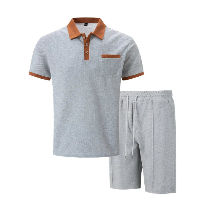 The Capri Set – Vintage Polo & Shorts Co ord for Men
