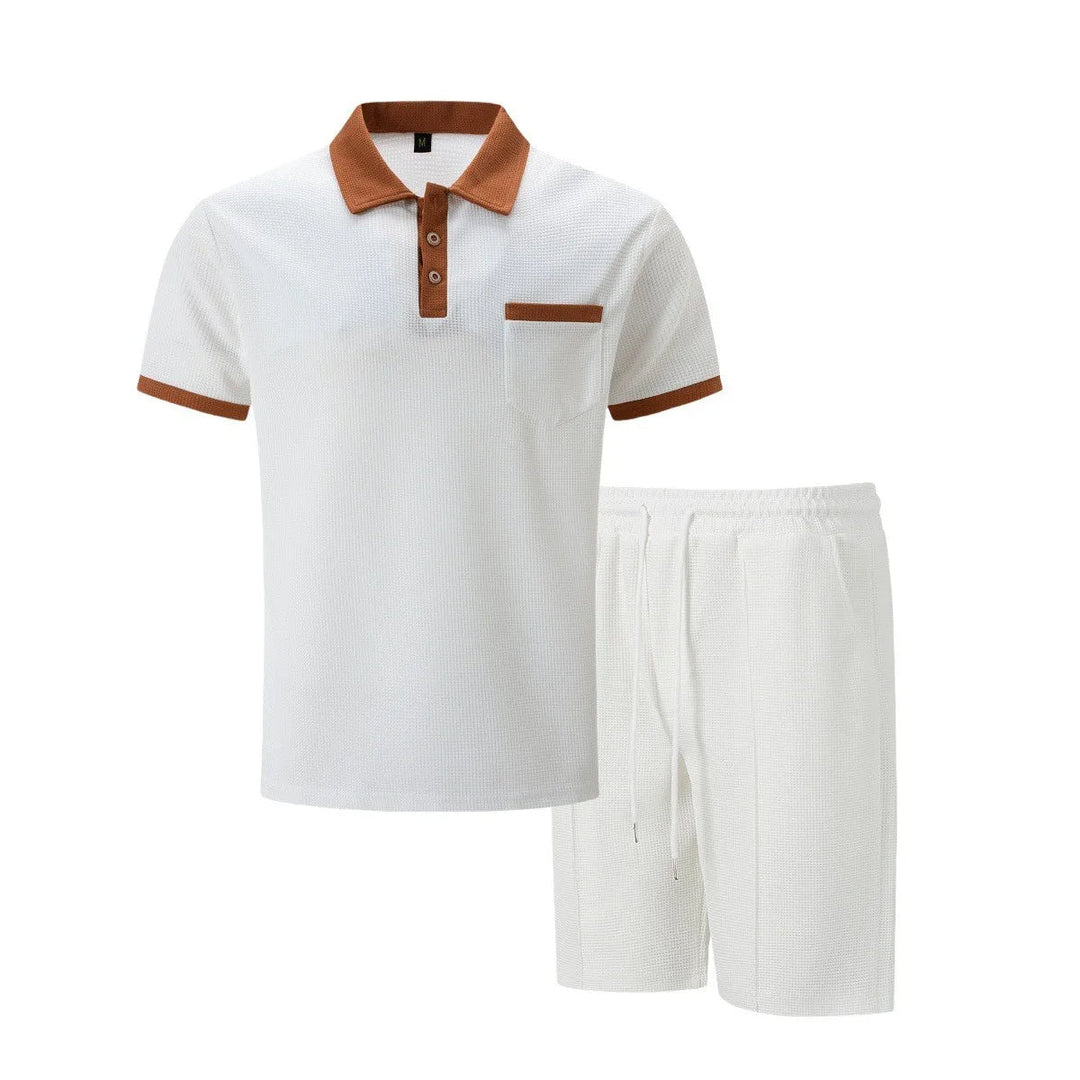 The Capri Set – Vintage Polo & Shorts Co ord for Men