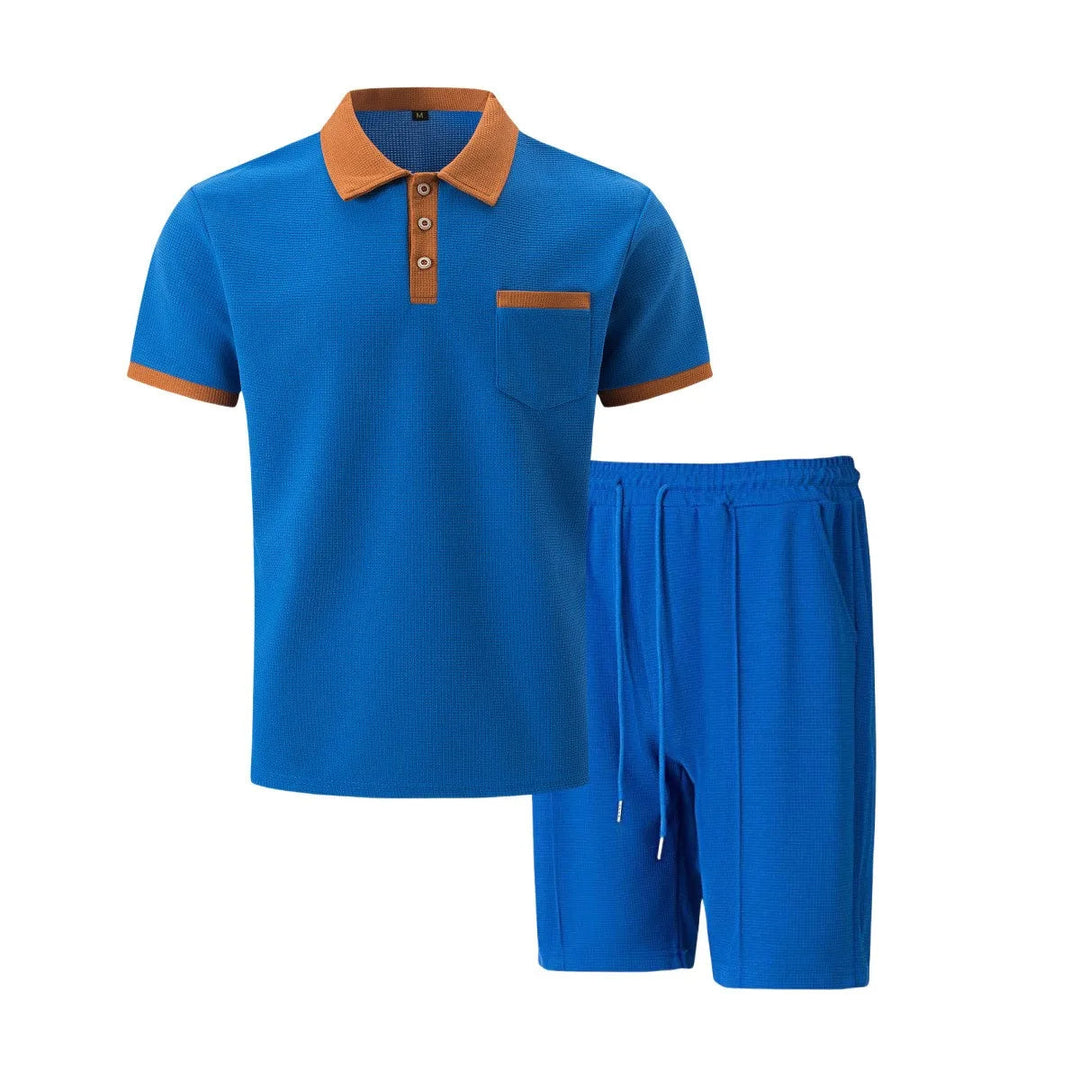 The Capri Set – Vintage Polo & Shorts Co ord for Men