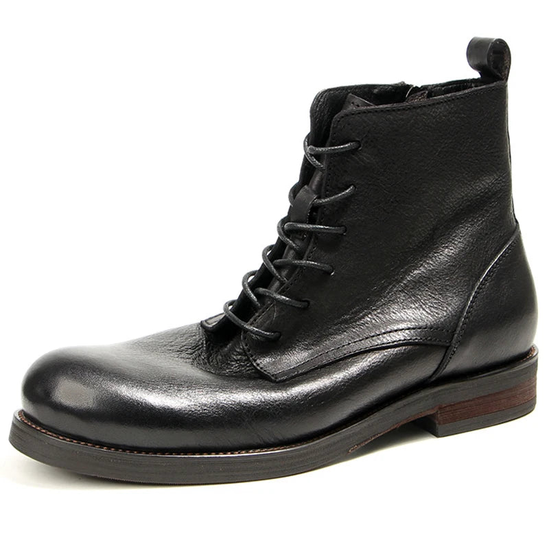 The Colchester Men&#39;s Elegant Vintage Leather Boots