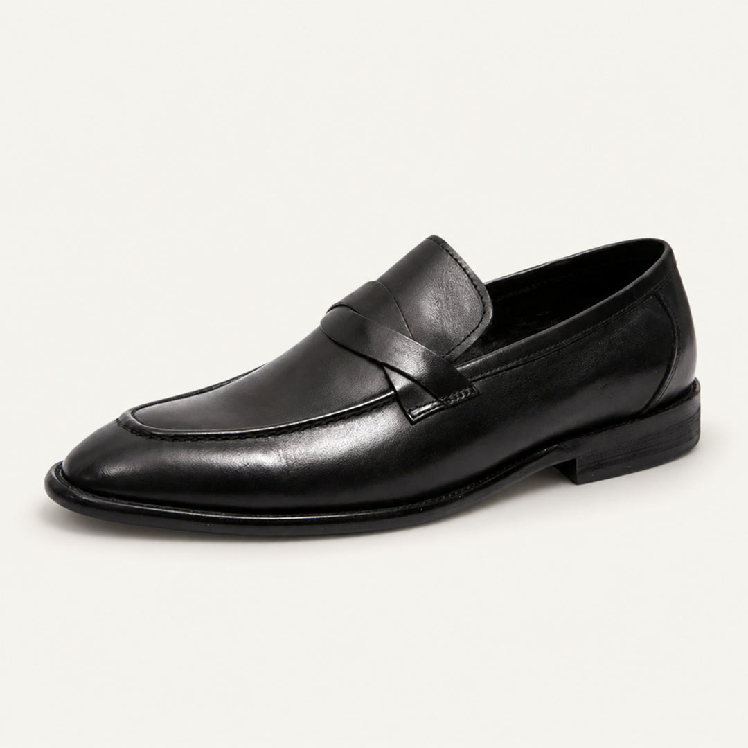 The Adriatic Men's Elegant Leather Penny Loafers