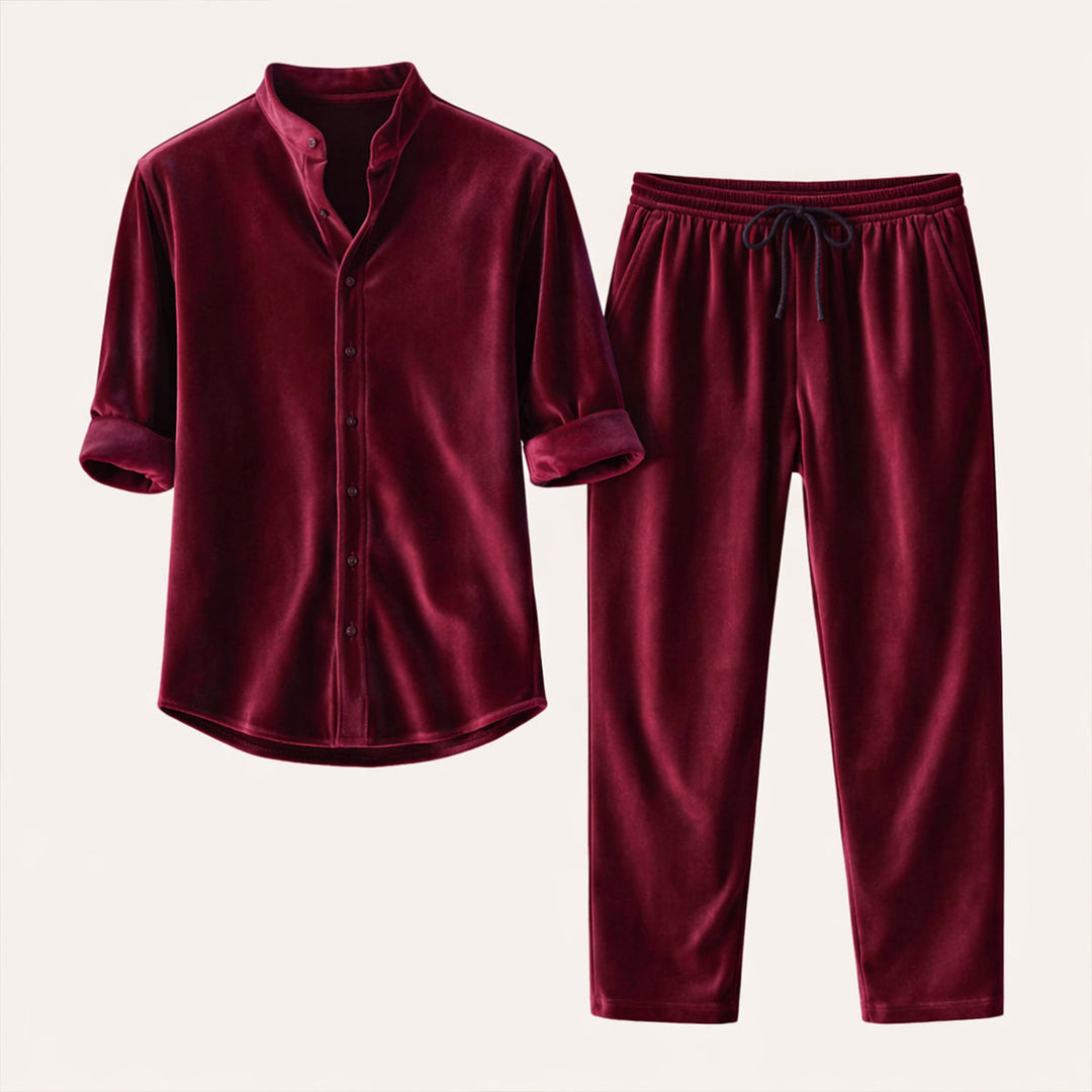 The Marble Arch  Men’s Summer Casual Set – Shirt & Pants