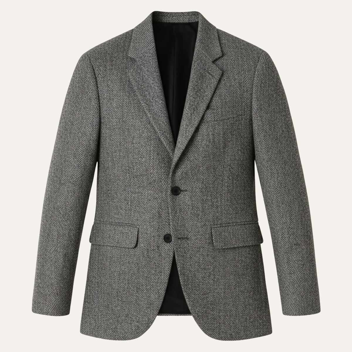 The Jefferson Men’s Classic Wool Herringbone Tweed Blazer
