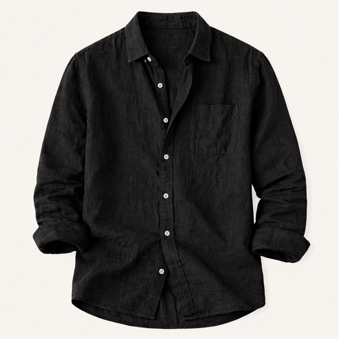 The Knightsbridge Men’s Lightweight Stand Collar Shirt