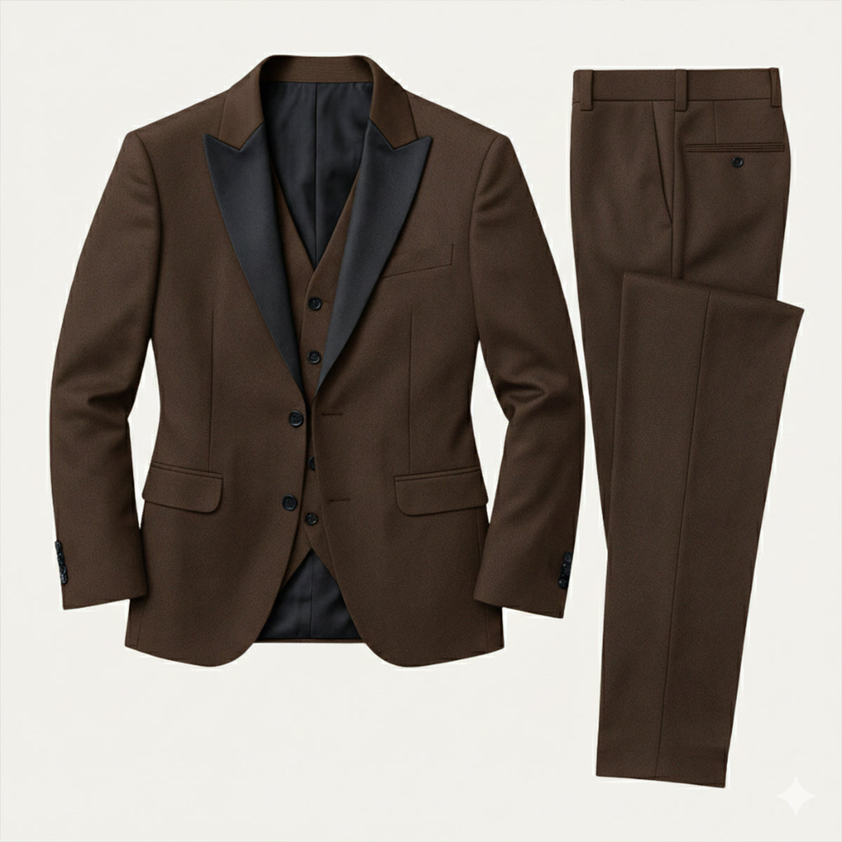 The Senigallia Men’s 3 Piece Suit Set – Blazer, Waistcoat & Trousers