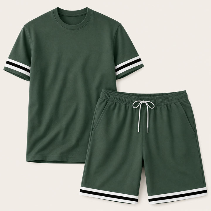 The Modena Men’s Trendy Summer Set – T Shirt and Shorts