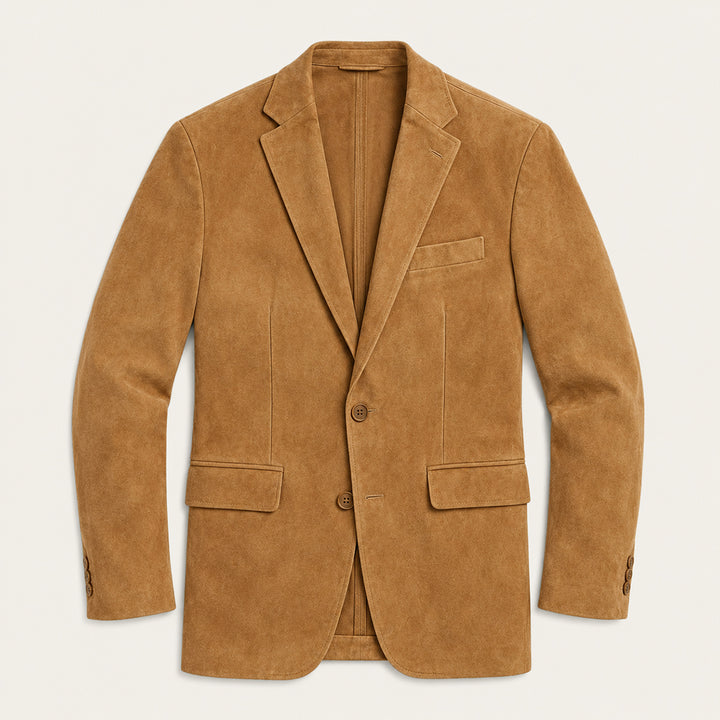 The Policoro Men’s Single Breasted Blazer with Notched Lapel