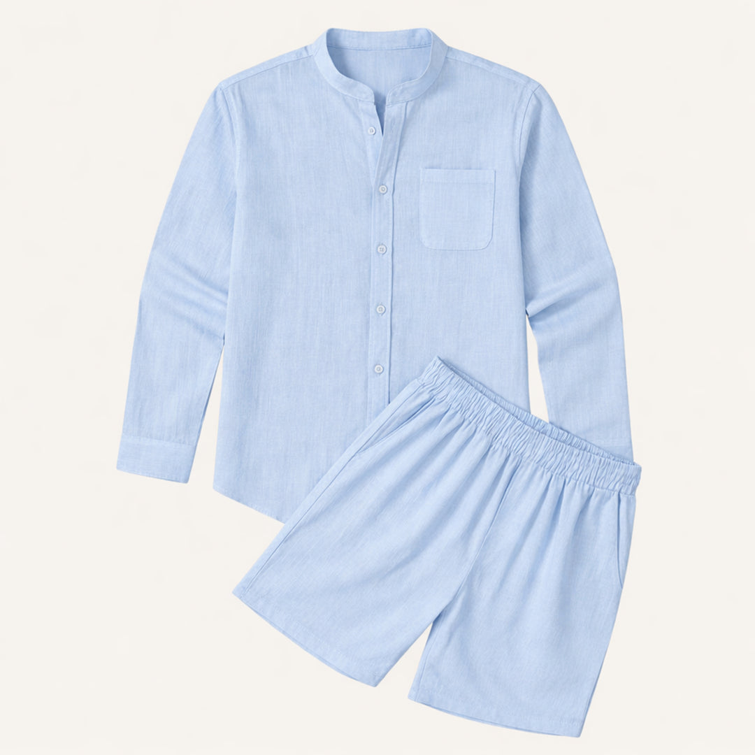 The Algrave Linen Set – Summer Co Ord for Men