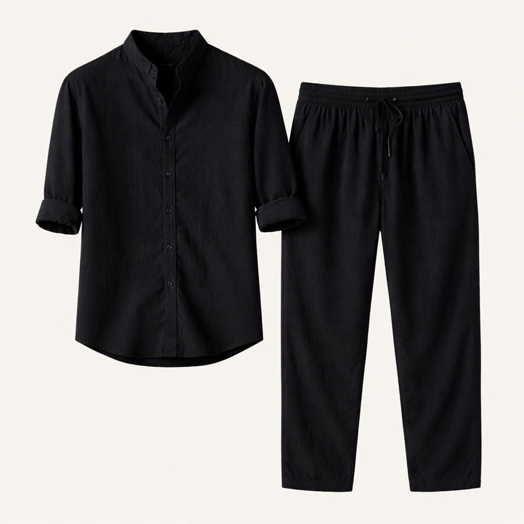 The Hampton  Men’s Summer Lightweight Set – Shirt & Pants