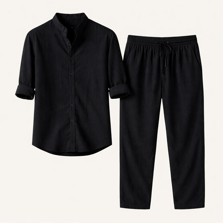 The Hampton  Men’s Summer Lightweight Set – Shirt & Pants