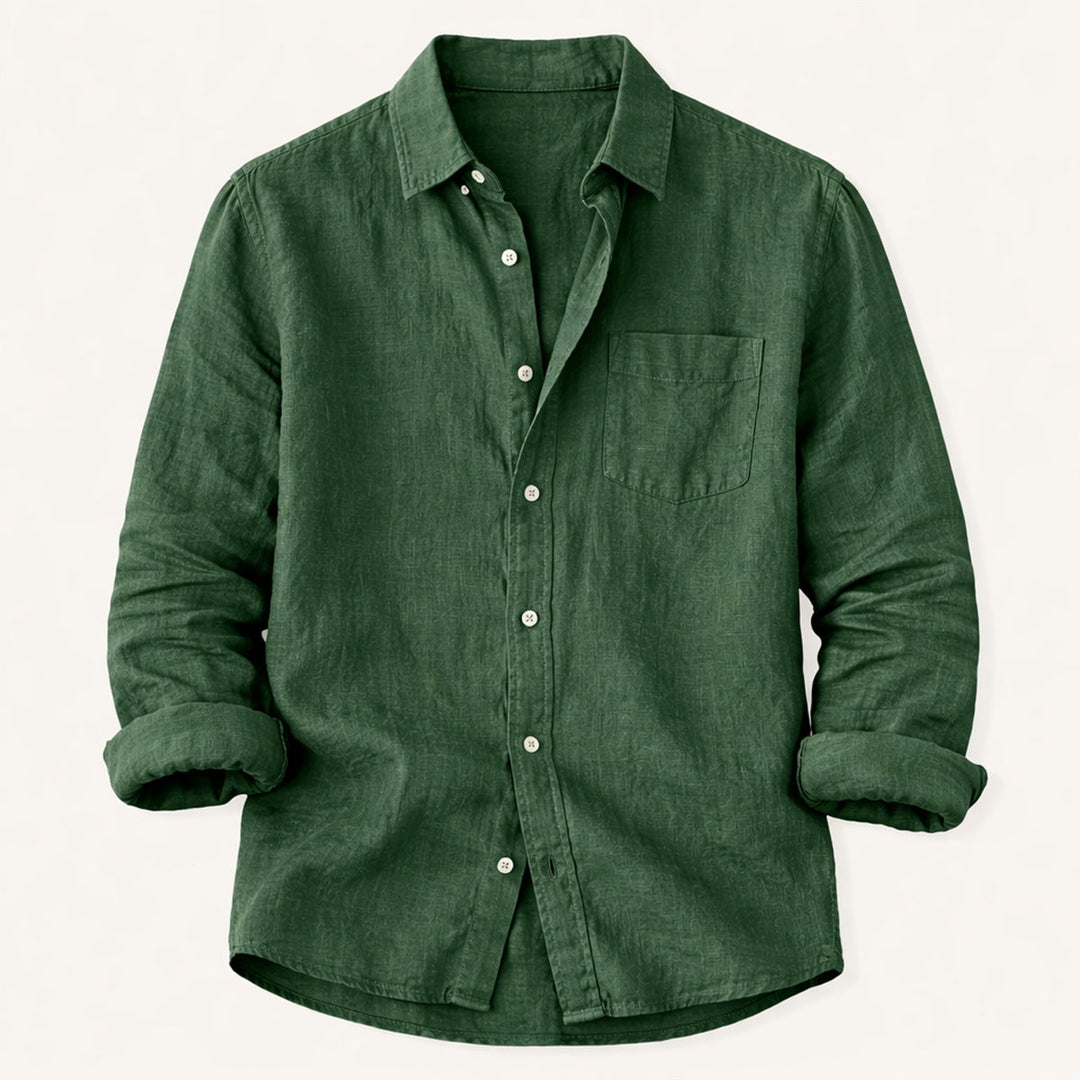 The Knightsbridge Men’s Lightweight Stand Collar Shirt