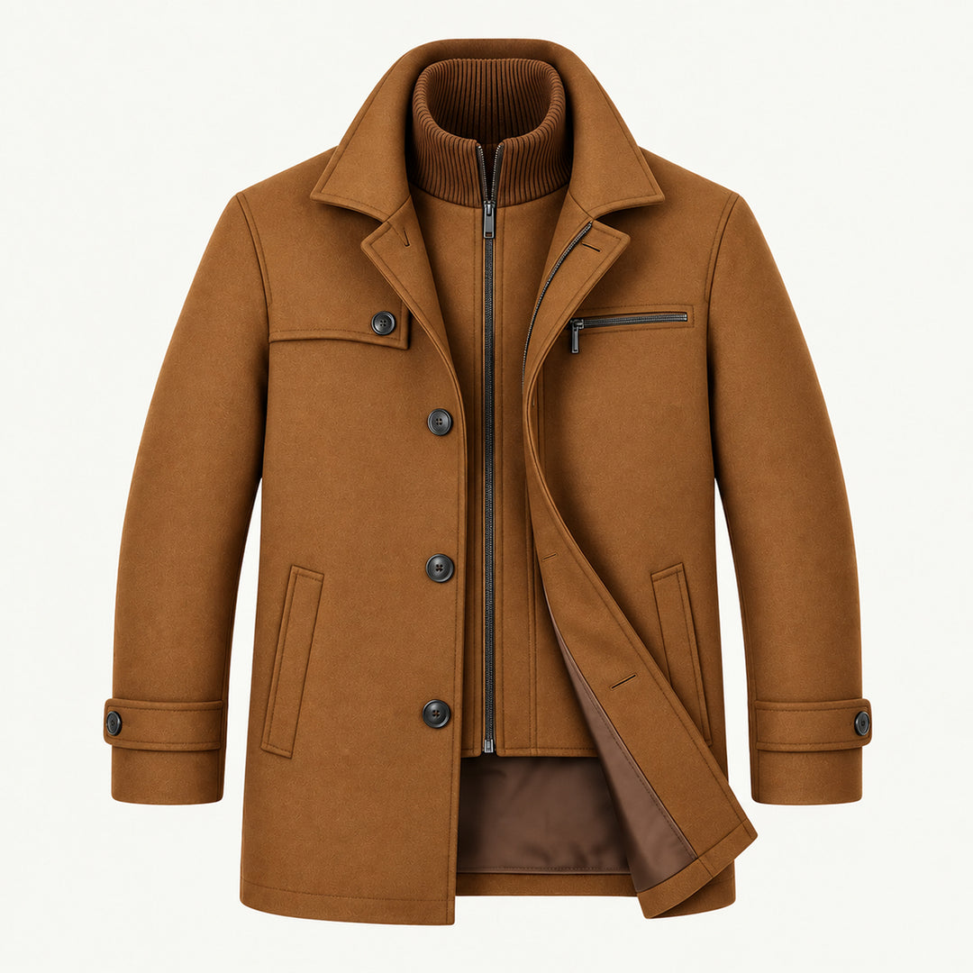 The Warwick Men’s Warm Adjustable Cuff Winter Coat