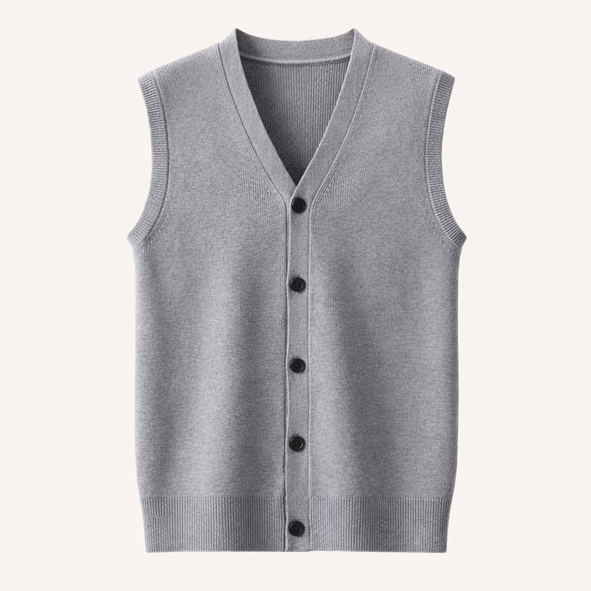 The Dolcedo Men’s Button Down Knit Sweater Vest