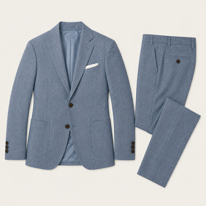 Men’s Slim Fit Set – Two Piece Business Wedding Suit
