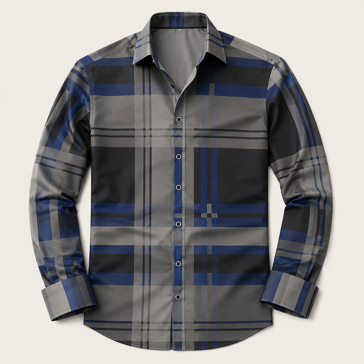 The Livorno Men’s Western Style Shirt Cowboy Print Trendy Shirt