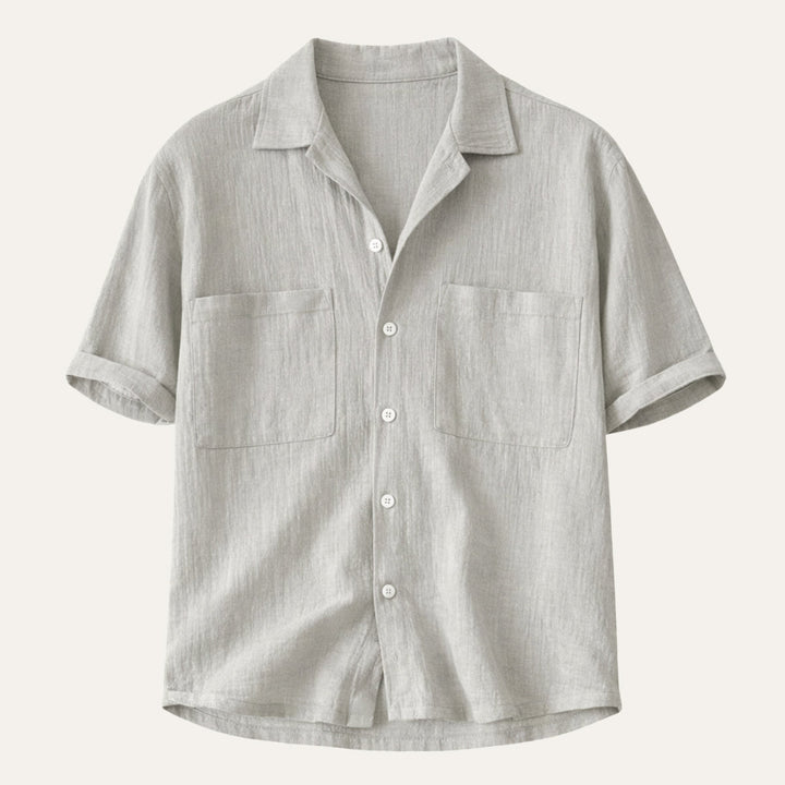 The Mayfair Men’s Relaxed Fit Textured Linen Blend Shirt