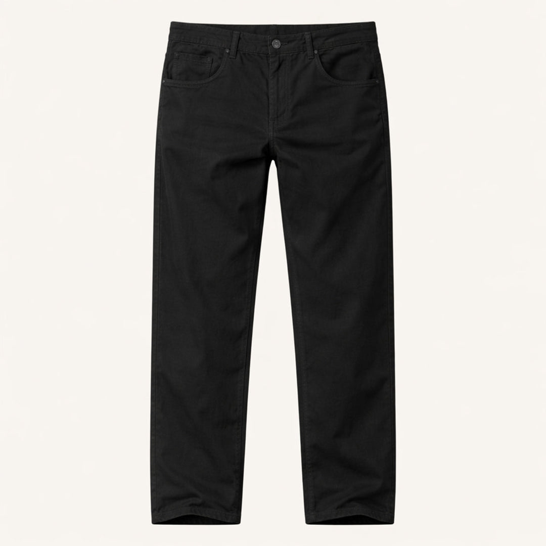 The Willowridge Men's 100% Cotton Loose Fit Straight Leg Pants