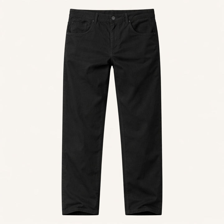The Willowridge Men's 100% Cotton Loose Fit Straight Leg Pants