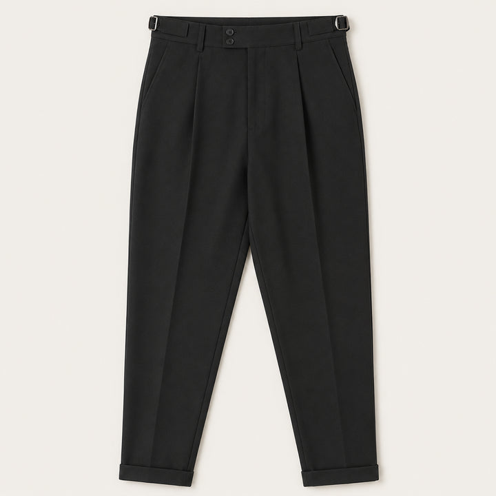 The Dromana Men’s Tailored Smart Slim Fit Pleated Dress Pants