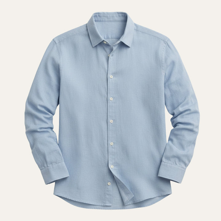 The Rovato Men's Lightweight Long Sleeve Button Shirt