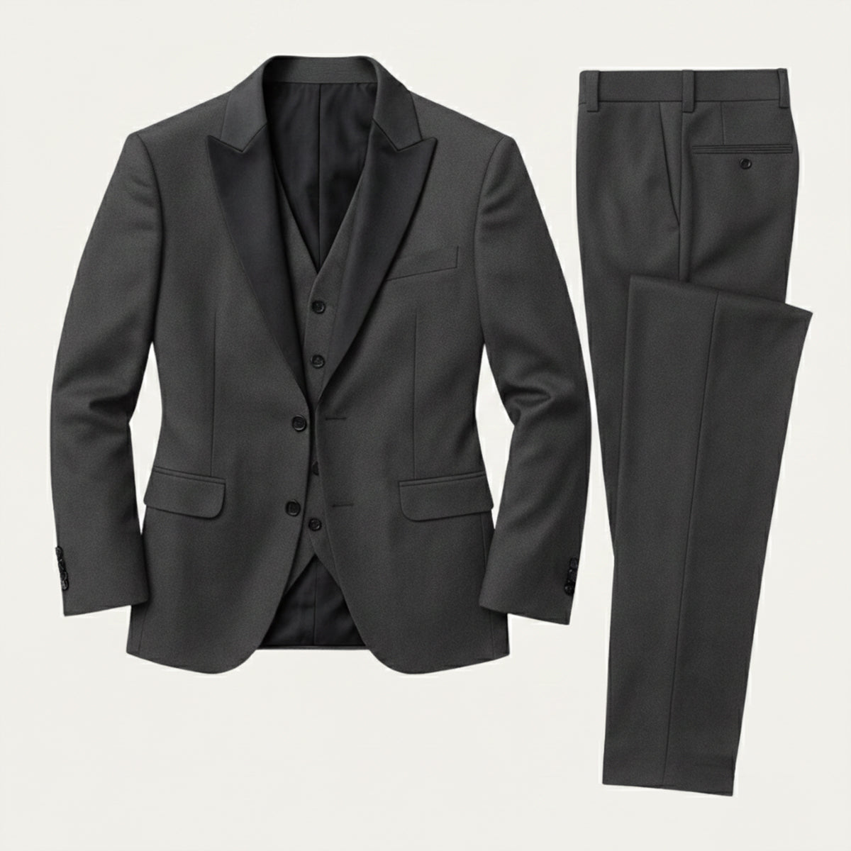 The Senigallia Men’s 3 Piece Suit Set – Blazer, Waistcoat & Trousers