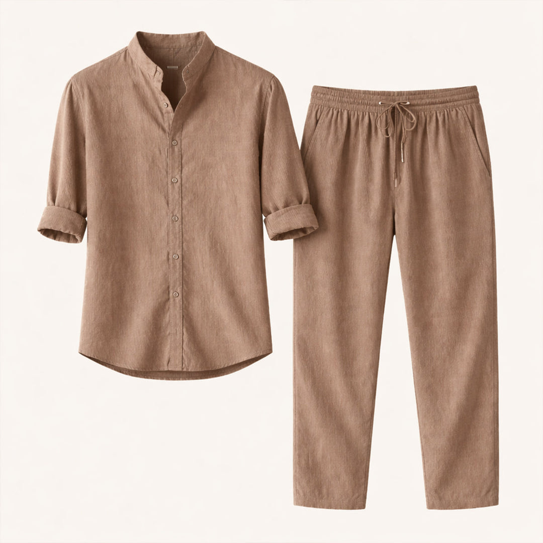 The Hampton  Men’s Summer Lightweight Set – Shirt & Pants