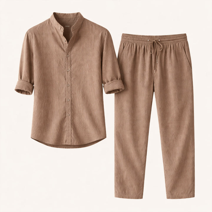 The Hampton  Men’s Summer Lightweight Set – Shirt & Pants