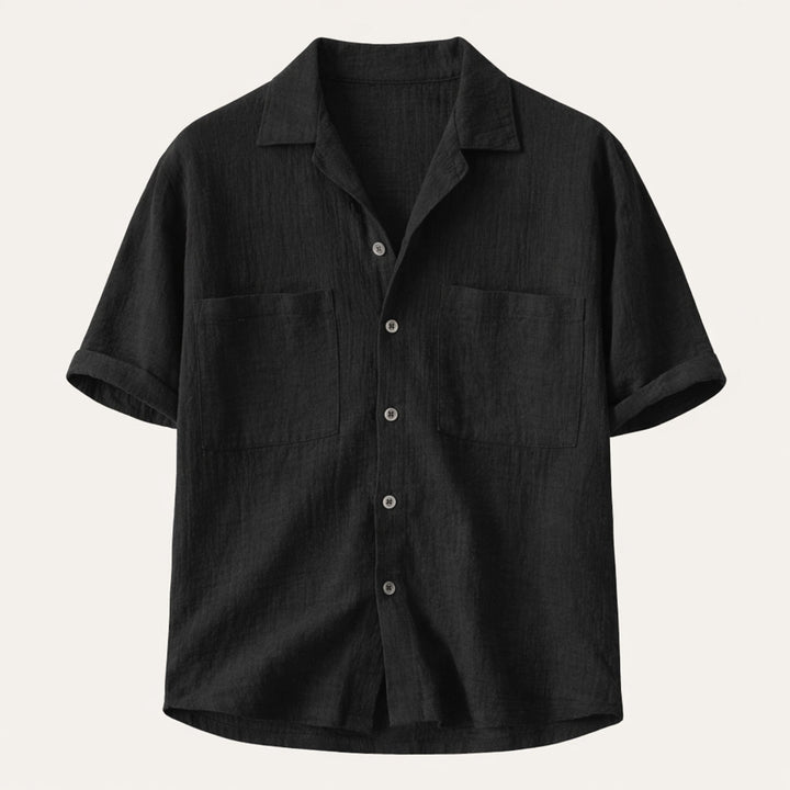 The Mayfair Men’s Relaxed Fit Textured Linen Blend Shirt