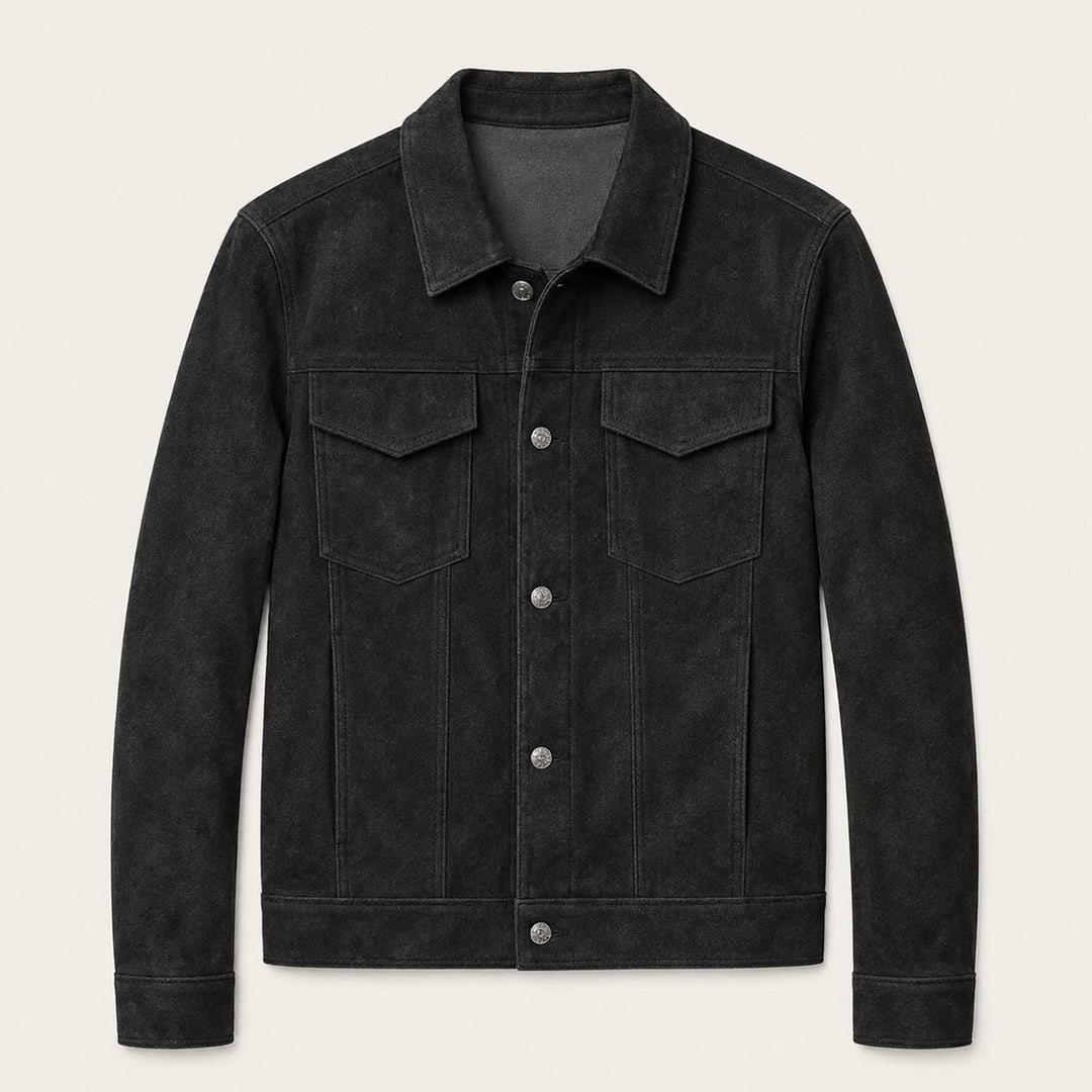 The Inverness Men’s Suede Business Casual Work Jacket