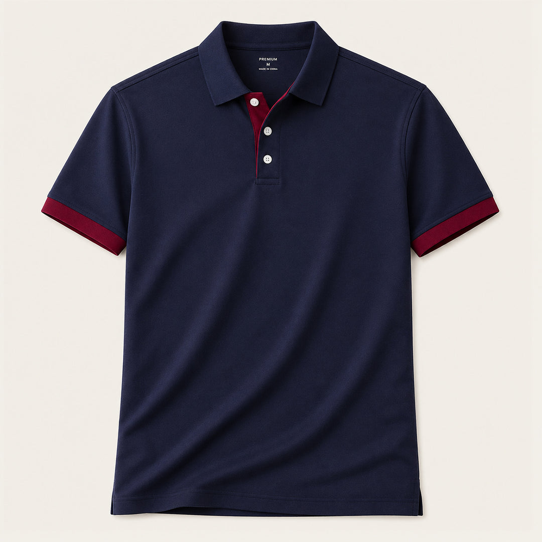The Cala Mariolu Men’s Casual Printed Golf Polo Shirt