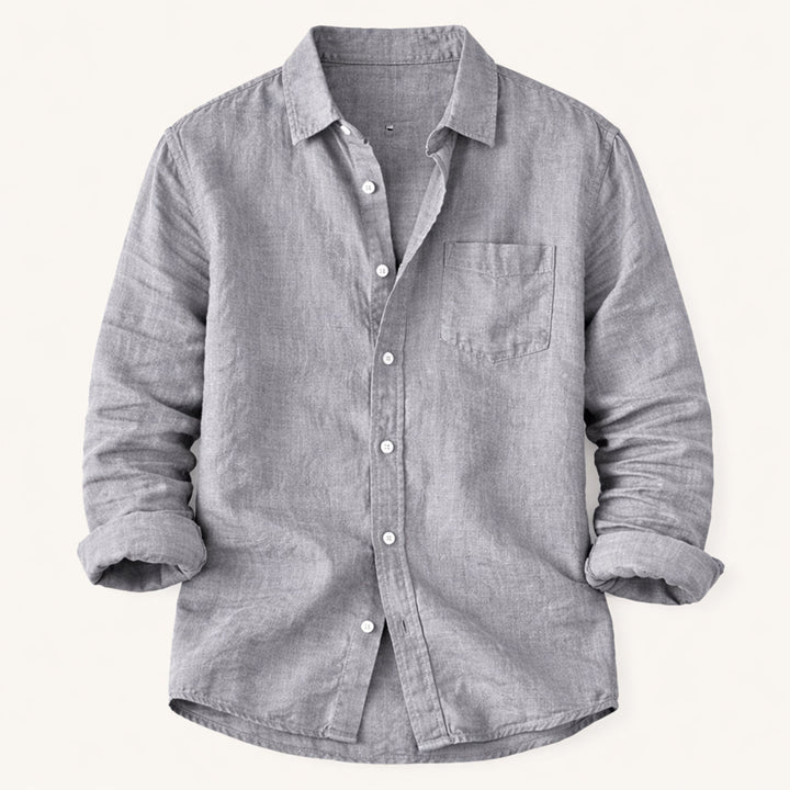 The Knightsbridge Men’s Lightweight Stand Collar Shirt