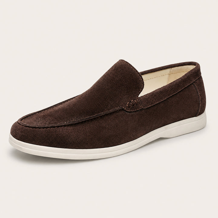 The Lorne Men’s Lightweight Casual Suede Slip On Loafers
