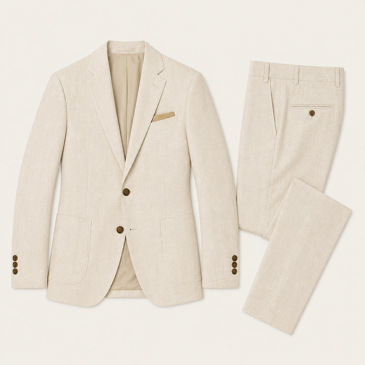 Men’s Slim Fit Set – Two Piece Business Wedding Suit