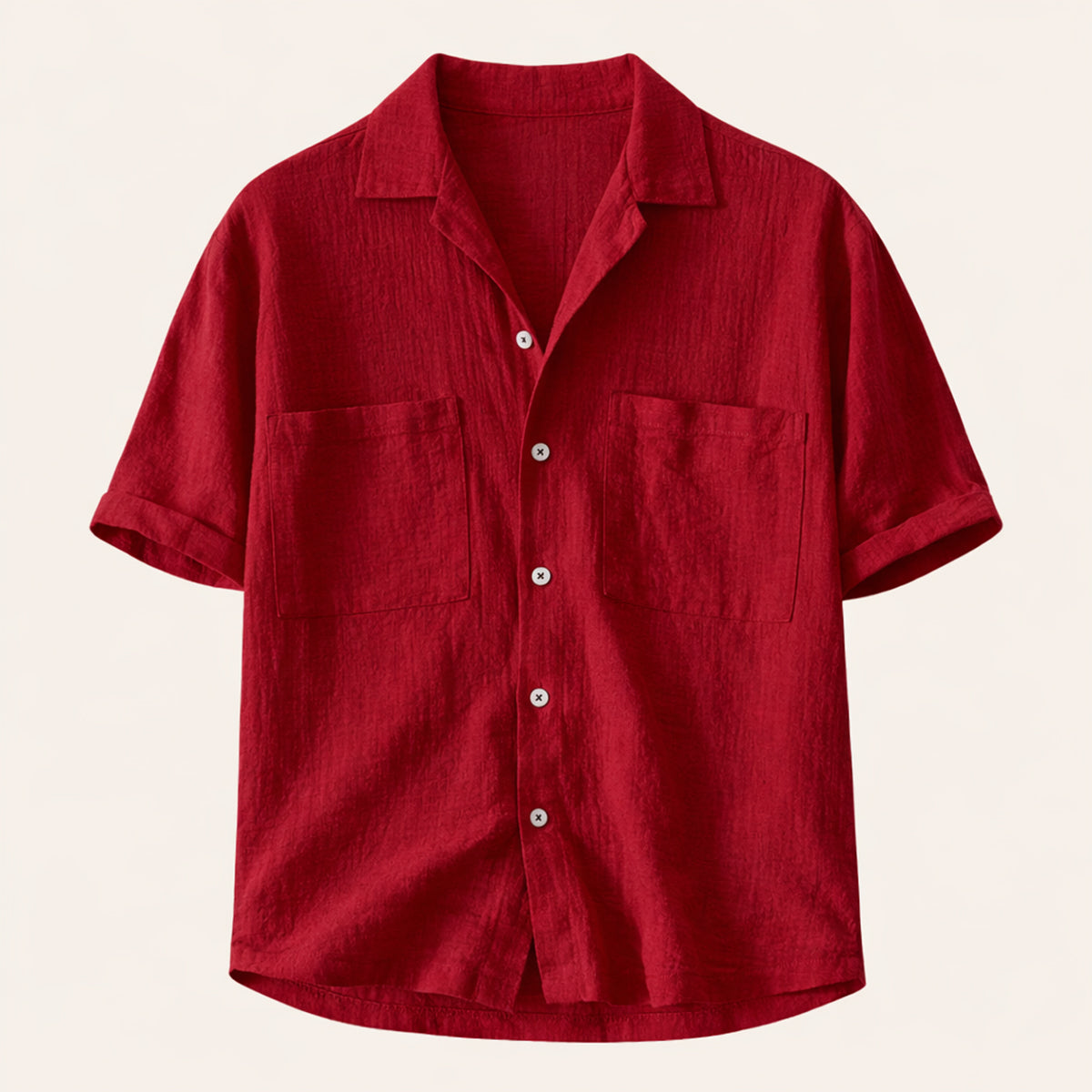 The Mayfair Men’s Relaxed Fit Textured Linen Blend Shirt