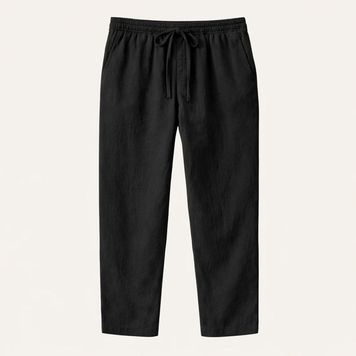 The Meadowgate Men’s Lightweight Breathable Drawstring  Cotton Linen Pants