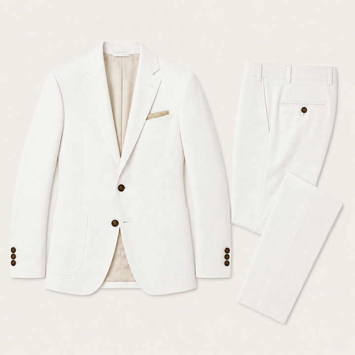 Men’s Slim Fit Set – Two Piece Business Wedding Suit